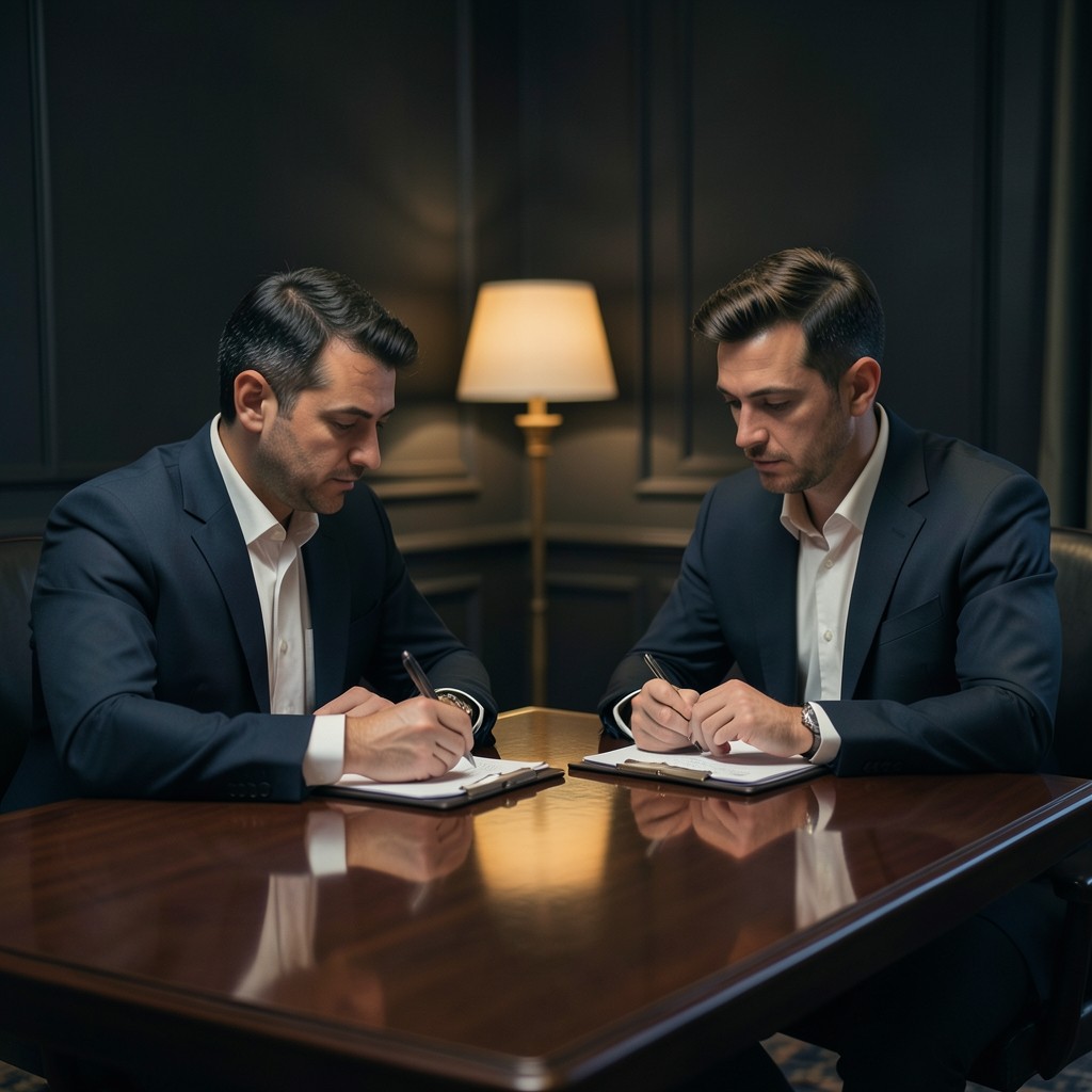 Nodematrixbase advisors reviewing plant quality notes in a quiet meeting room